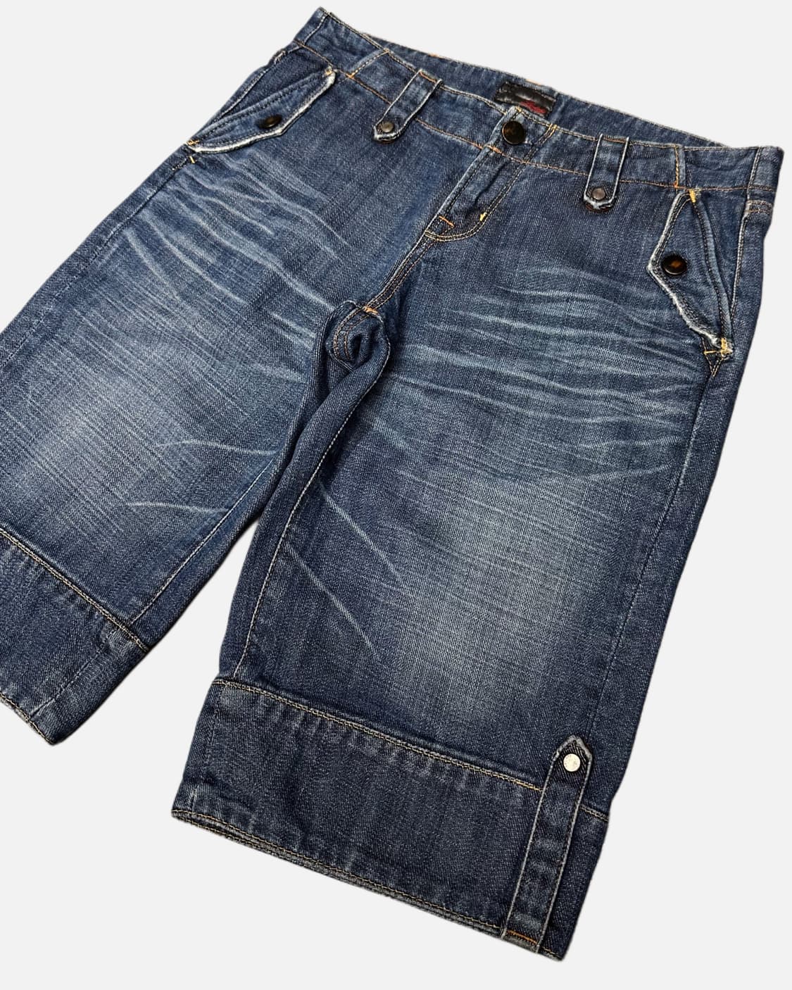 snap pocket denim shorts 상품이미지4