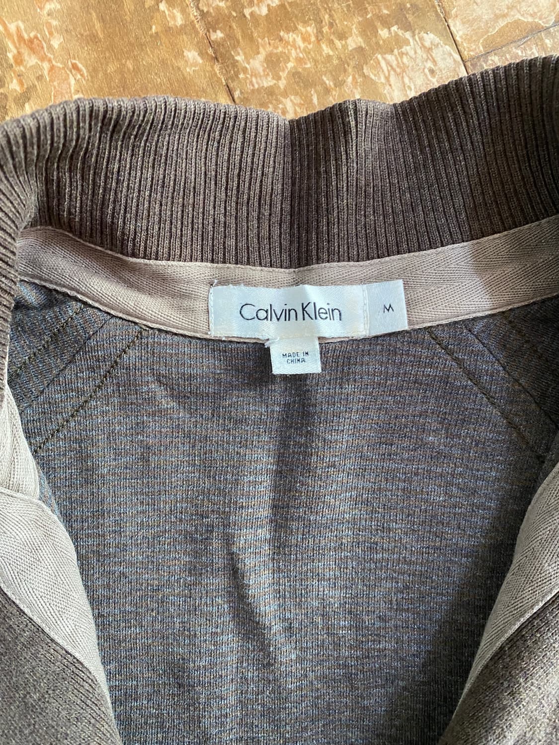 Calvin Klein 남성 브라운컬러 가디건 M (100~105) 상품이미지3
