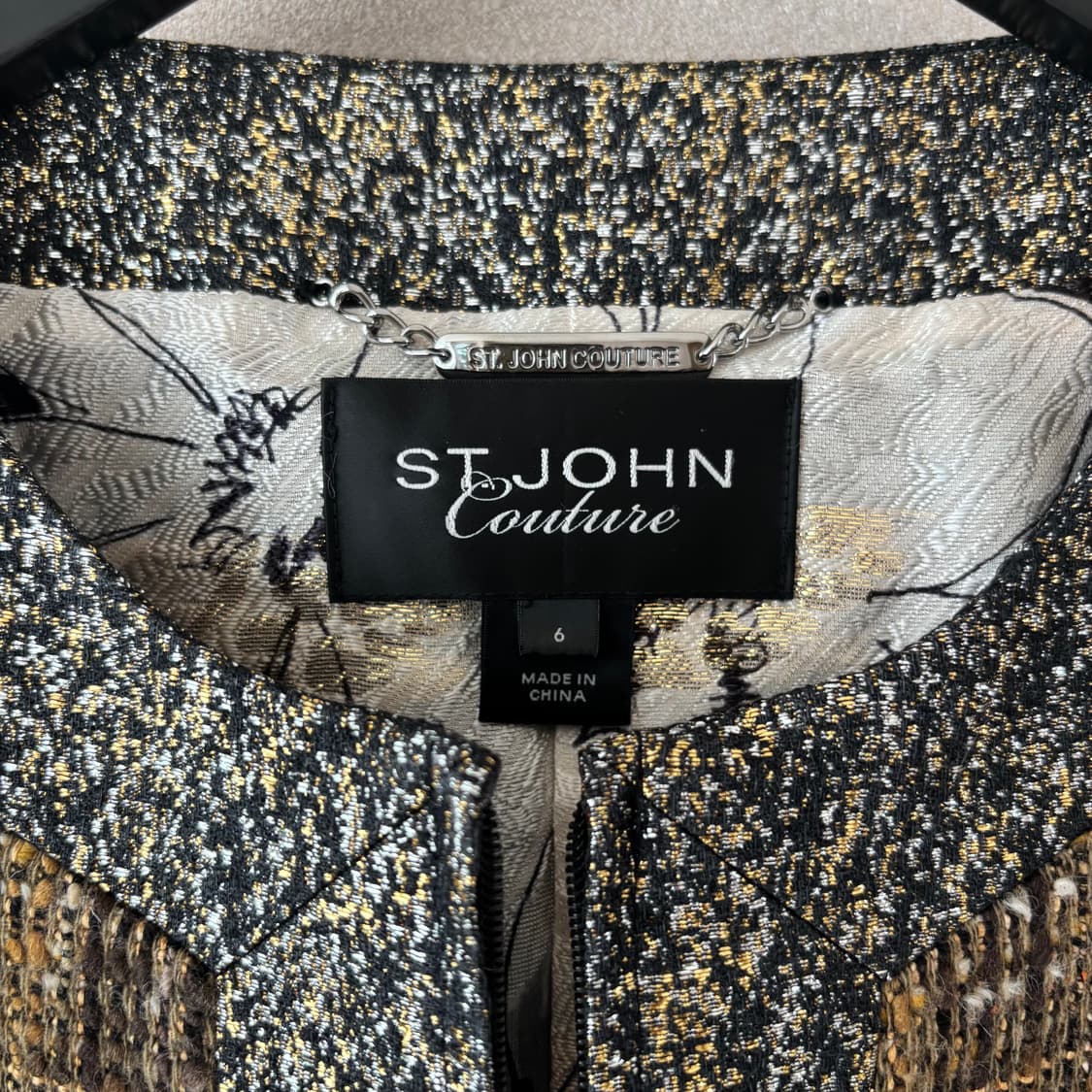 St John couture 센존 트위드 자켓 6사이즈  상품이미지2