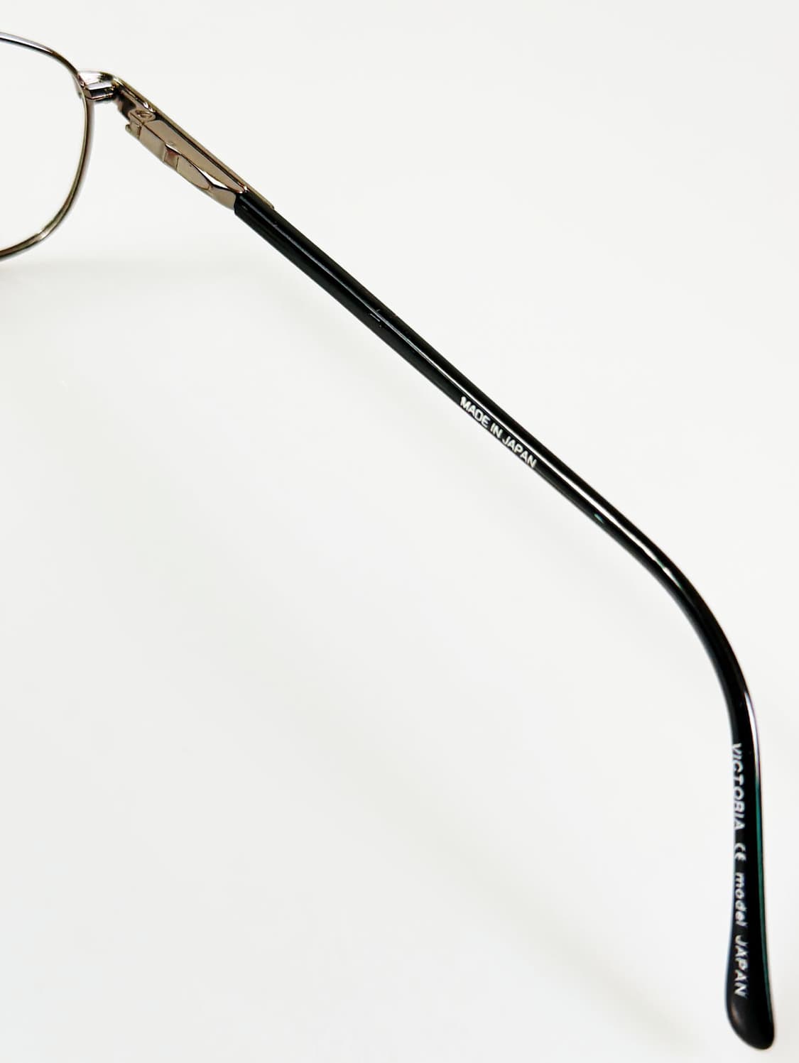 90s VICTORIA 다크 실버 메탈 슬림 스퀘어 빈티지 안경 상품이미지6