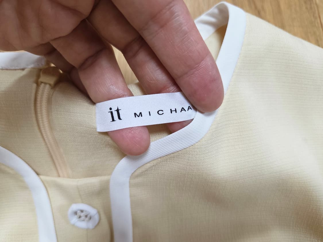 잇미샤(it michaa) 컬러 블록 투웨이 원피스 55 새상품 상품이미지9