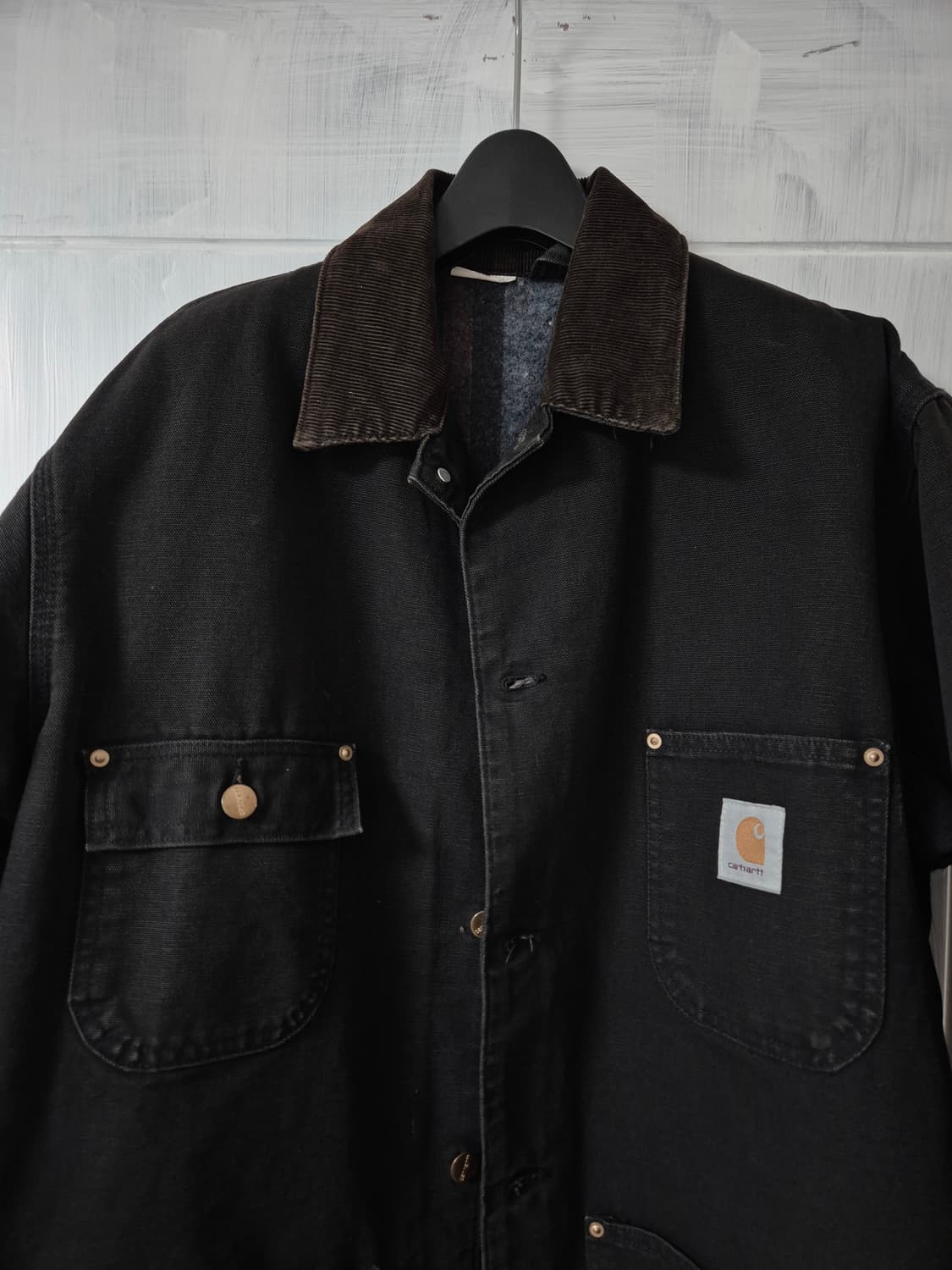 칼하트 초어자켓 블랙 105~110 xl ~ xxl 상품이미지1