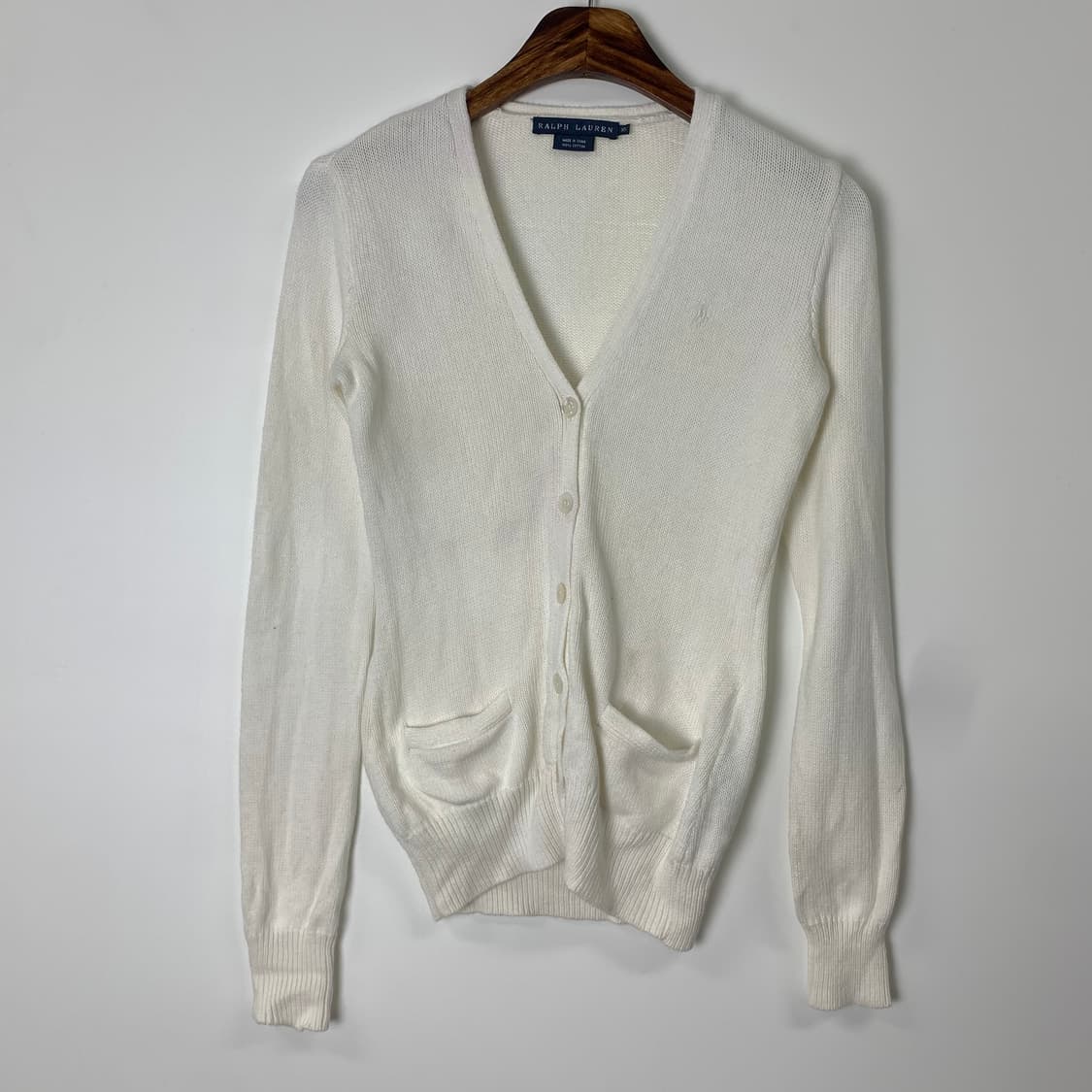 폴로 랄프로렌 화이트 니트 가디건 상품이미지2