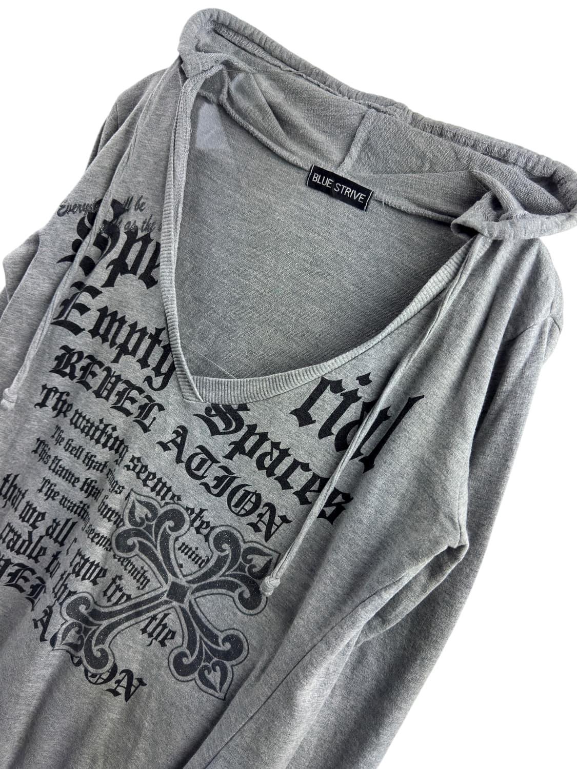 JPN Y2K 펑크 레터링 후드티1235 상품이미지3