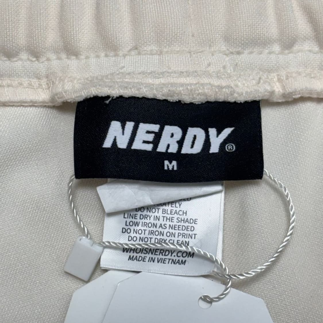 [새상품] NERDY 트랙 트레이닝 팬츠 크림 M 상품이미지5
