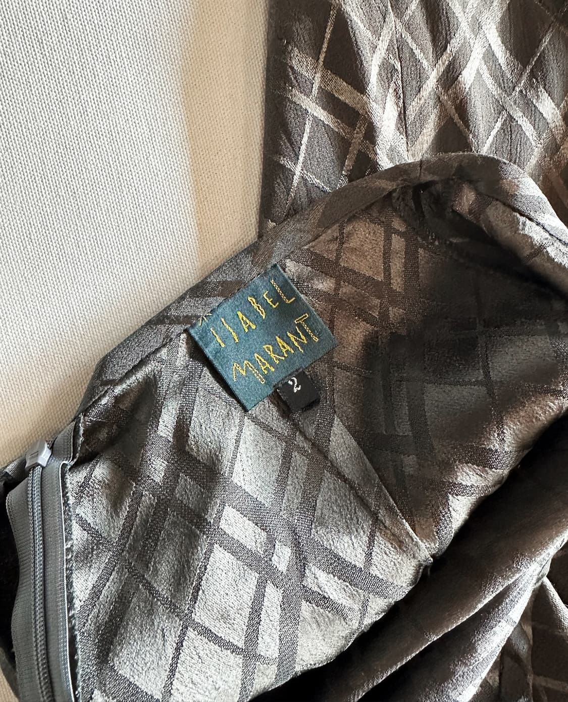 ISABEL MARANT tie check skirt 상품이미지8