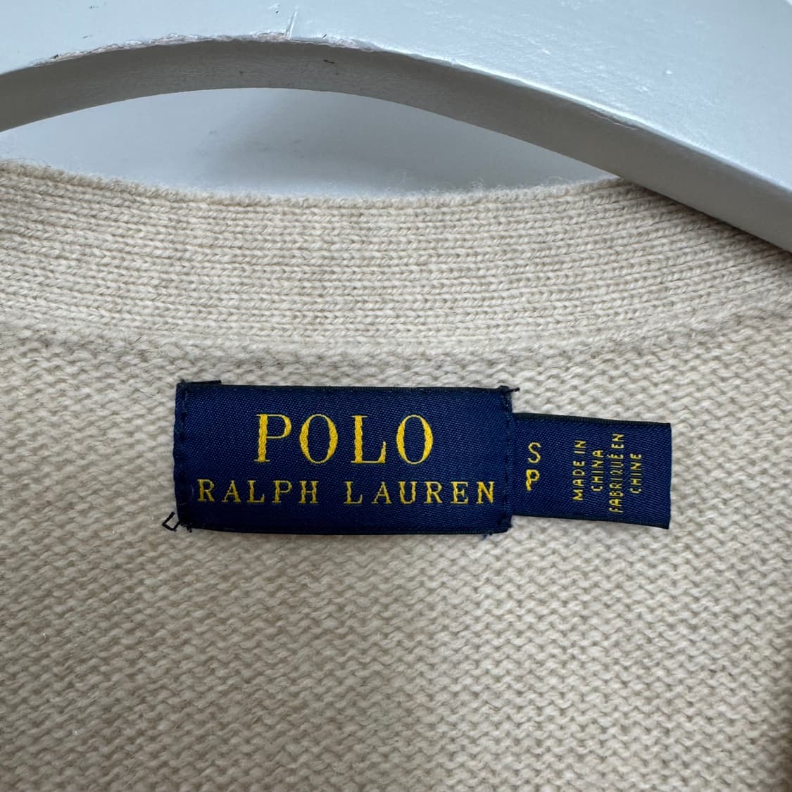 폴로 랄프로렌 울 캐시미어 베이지 여자 가디건(마른66까지) 상품이미지5