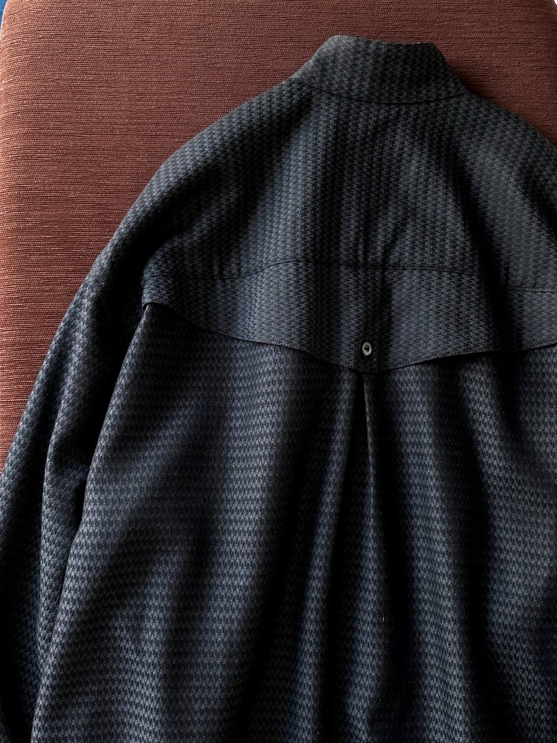 Stand collar panel design shirt 상품이미지6