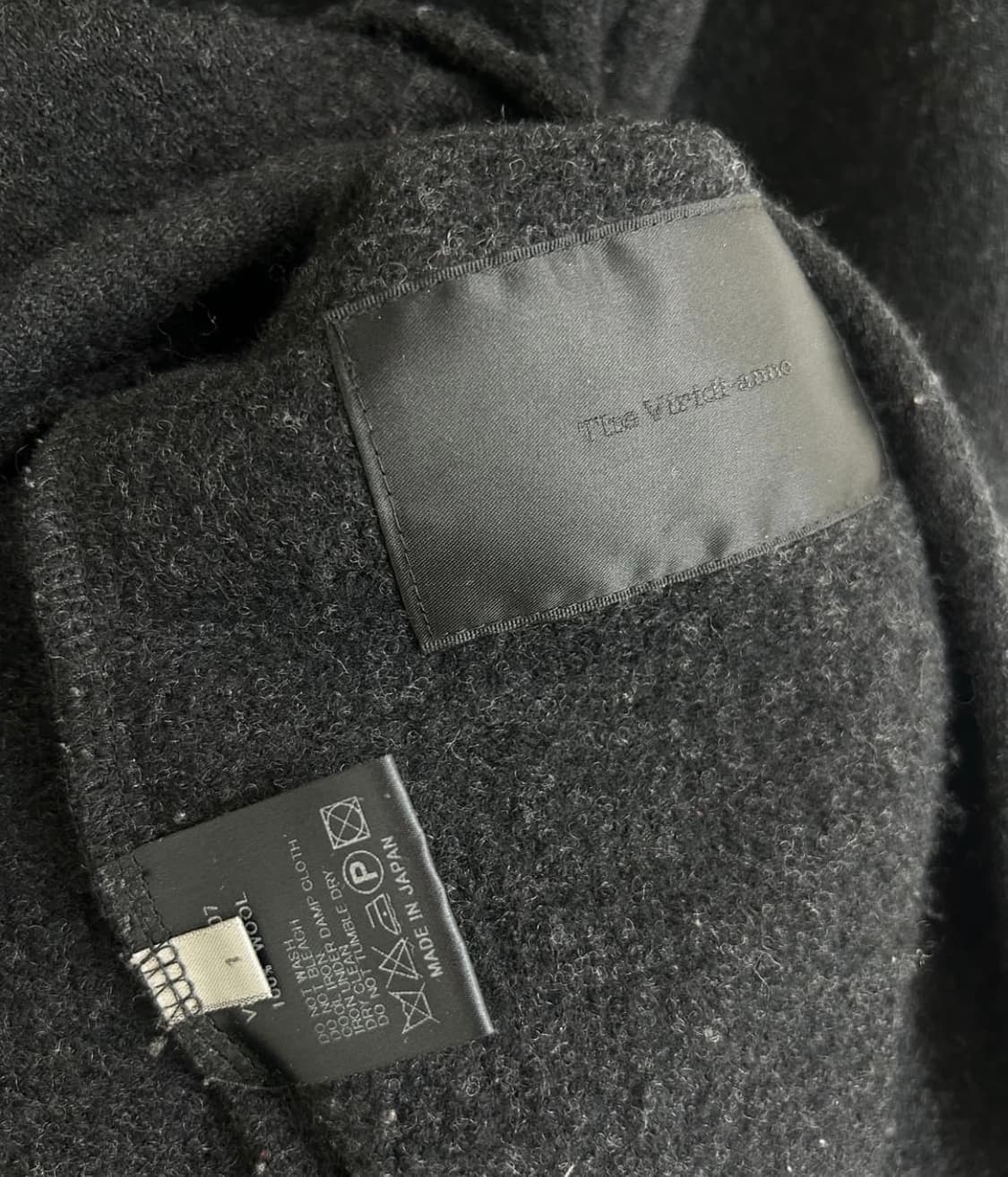 The viridi anne 축융 울 숄카라 가디건 상품이미지2