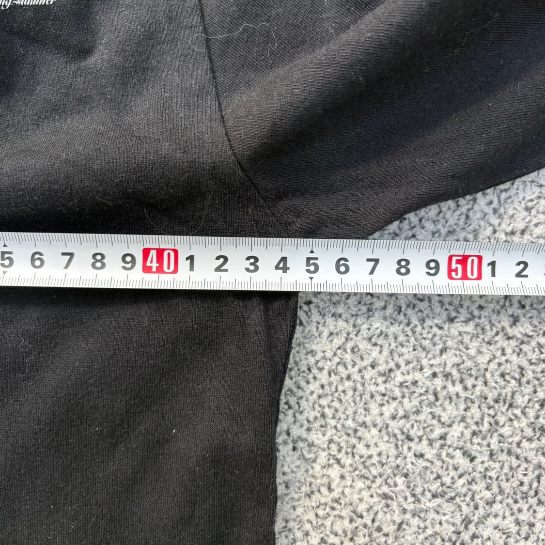 S 오프화이트 긴팔 티셔츠 롱슬리브 0528J 상품이미지9