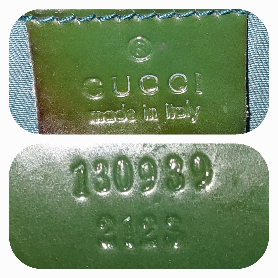 구찌 자가드 D링 숄더백 그린 (정품) 상품이미지10