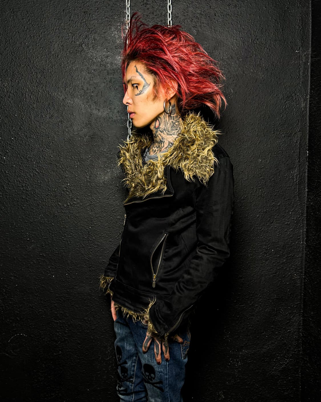 TORNADO MART – Fur Collar Rider Jacket   상품이미지3