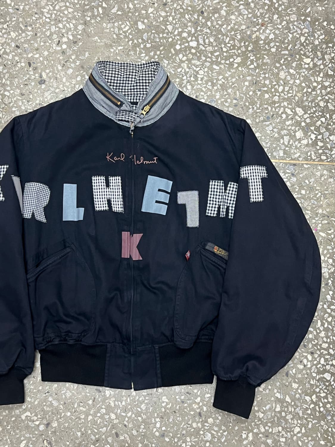 Karl Helmut Patch Bomber Jacket 상품이미지3