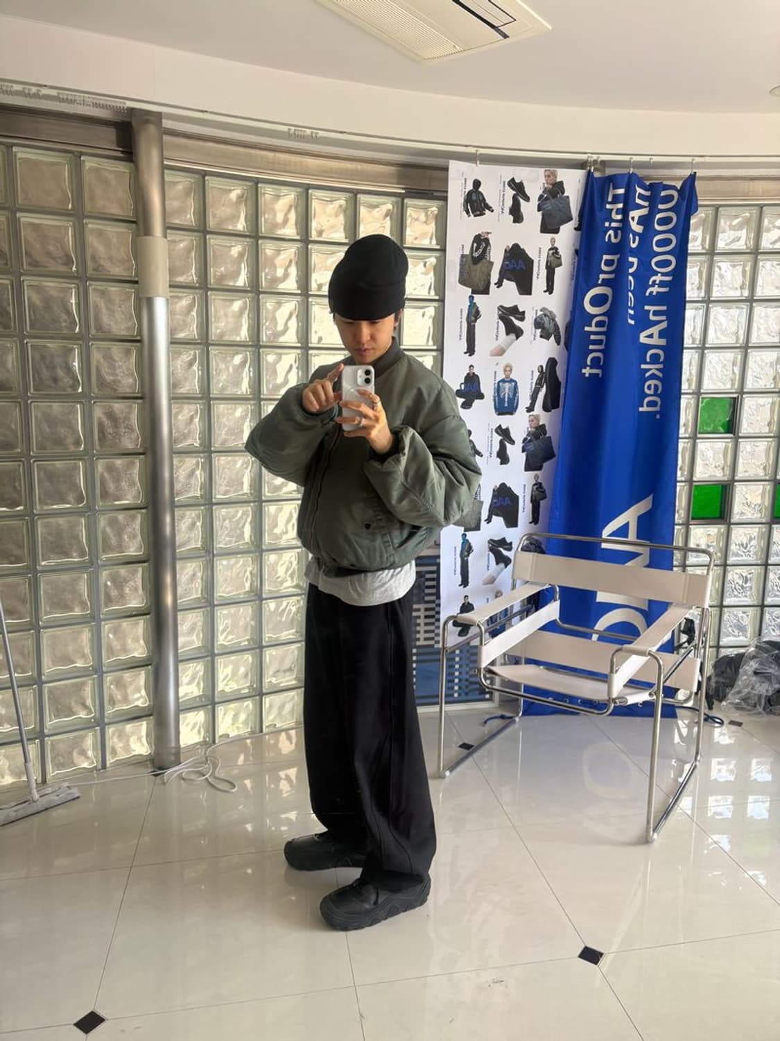 WIDE SWEATPANTS 통 넓은 트레이닝 바지 상품이미지4