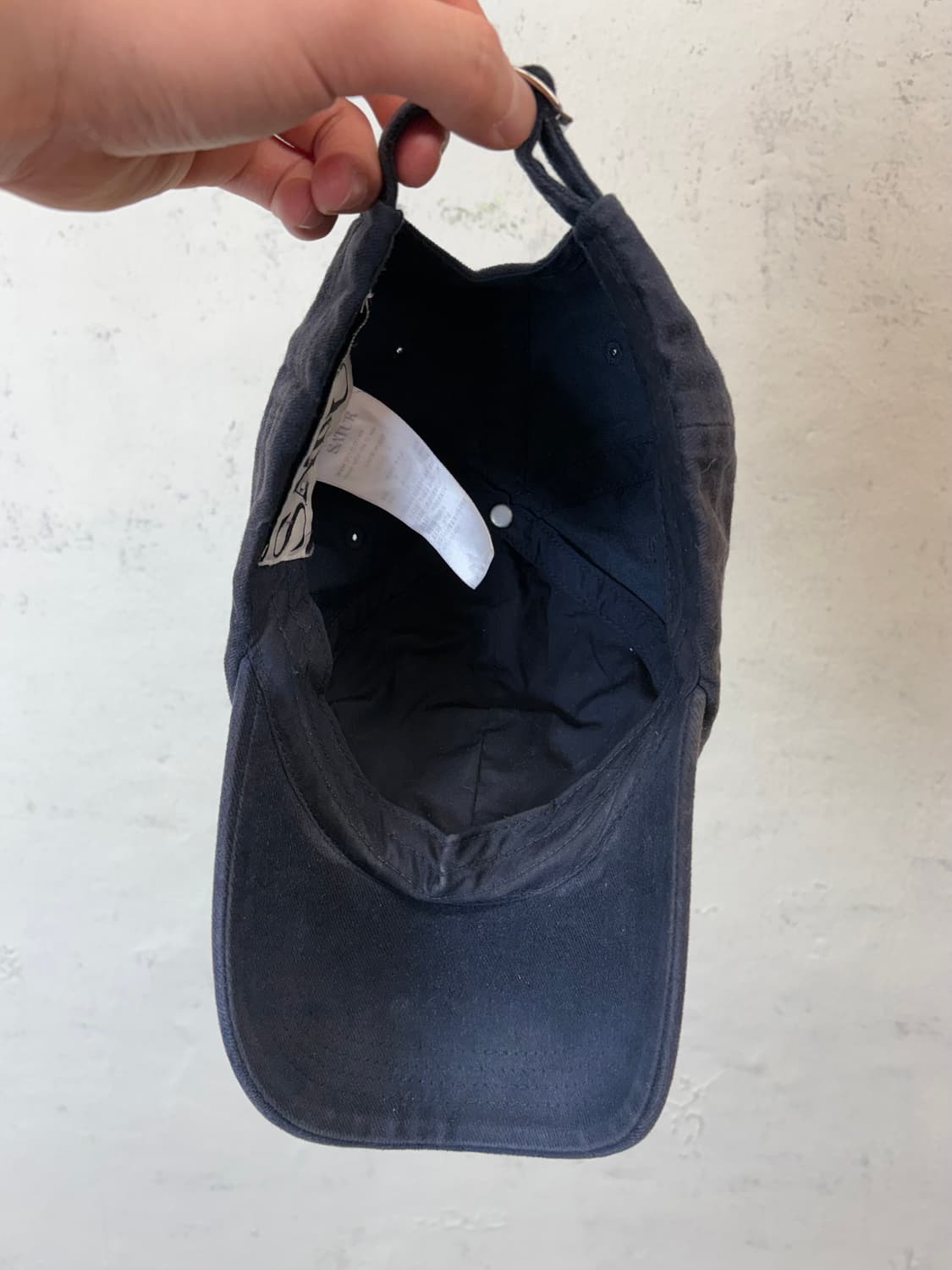 세터 빈티지 선페이드 볼캡 네이비 상품이미지4