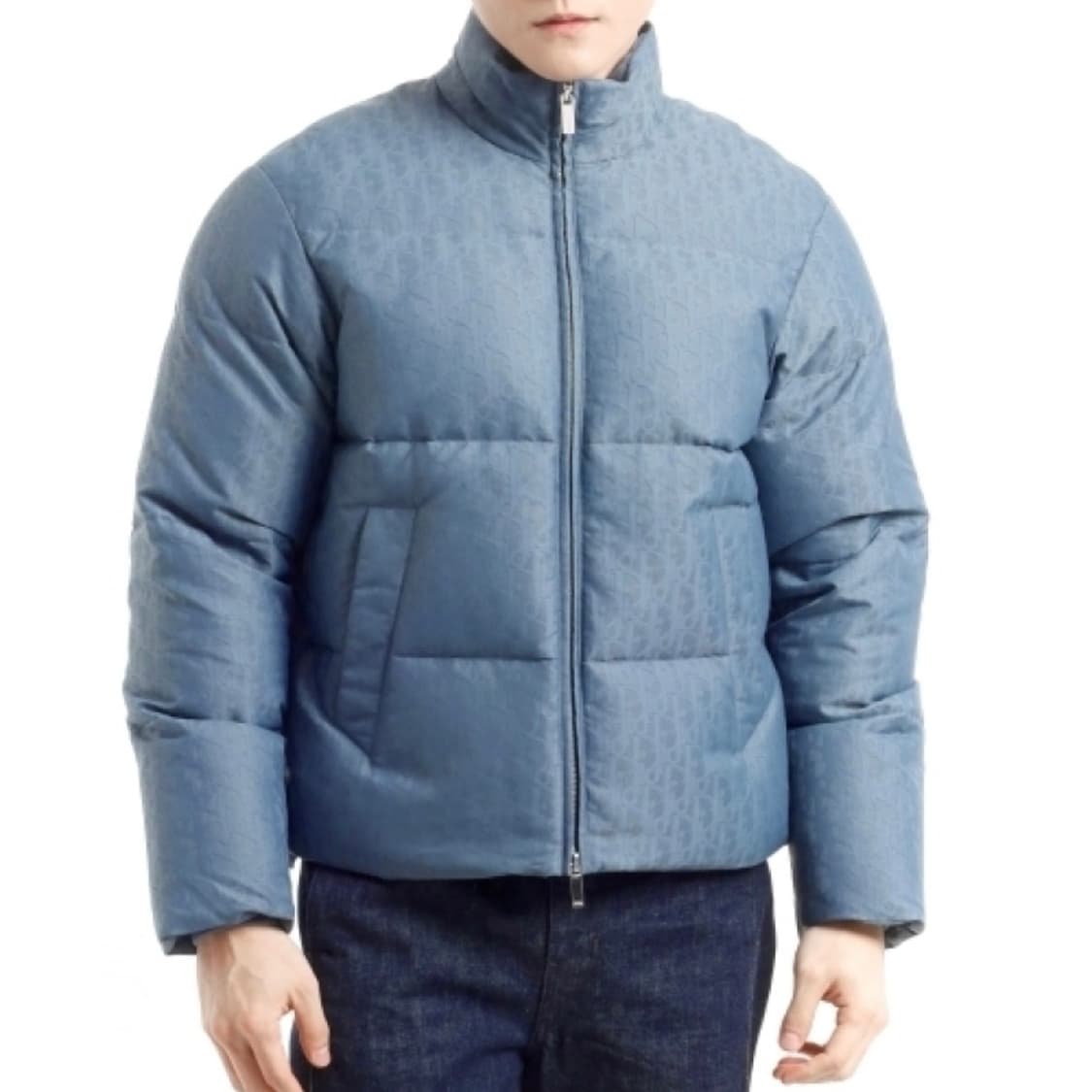 [S+급/46] 디올 오블리크 푸퍼 패딩 블루 풀구성 상품이미지8