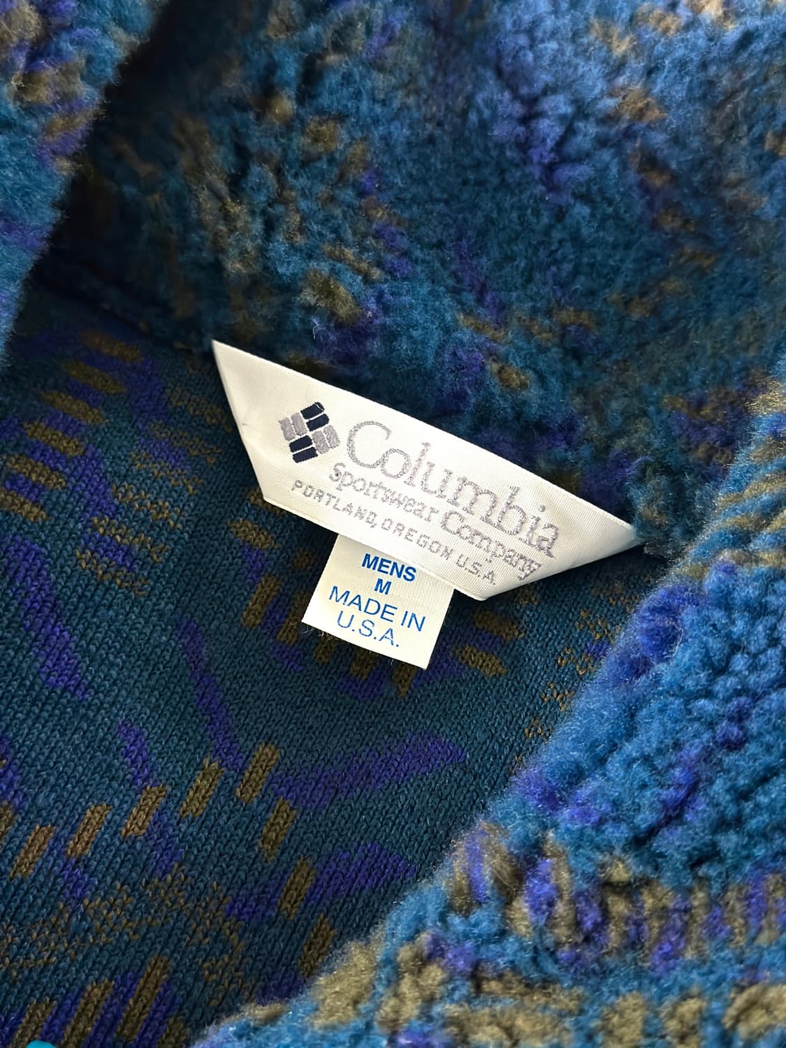 90s 빈티지 usa 컬럼비아 파일 플리스 자켓 상품이미지5