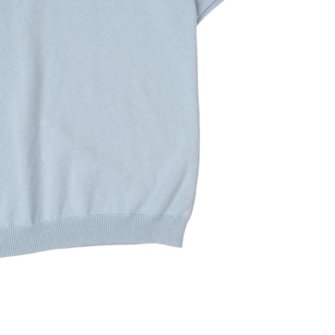 세터 엠브로이드 니트 하프 티셔츠 상품이미지7