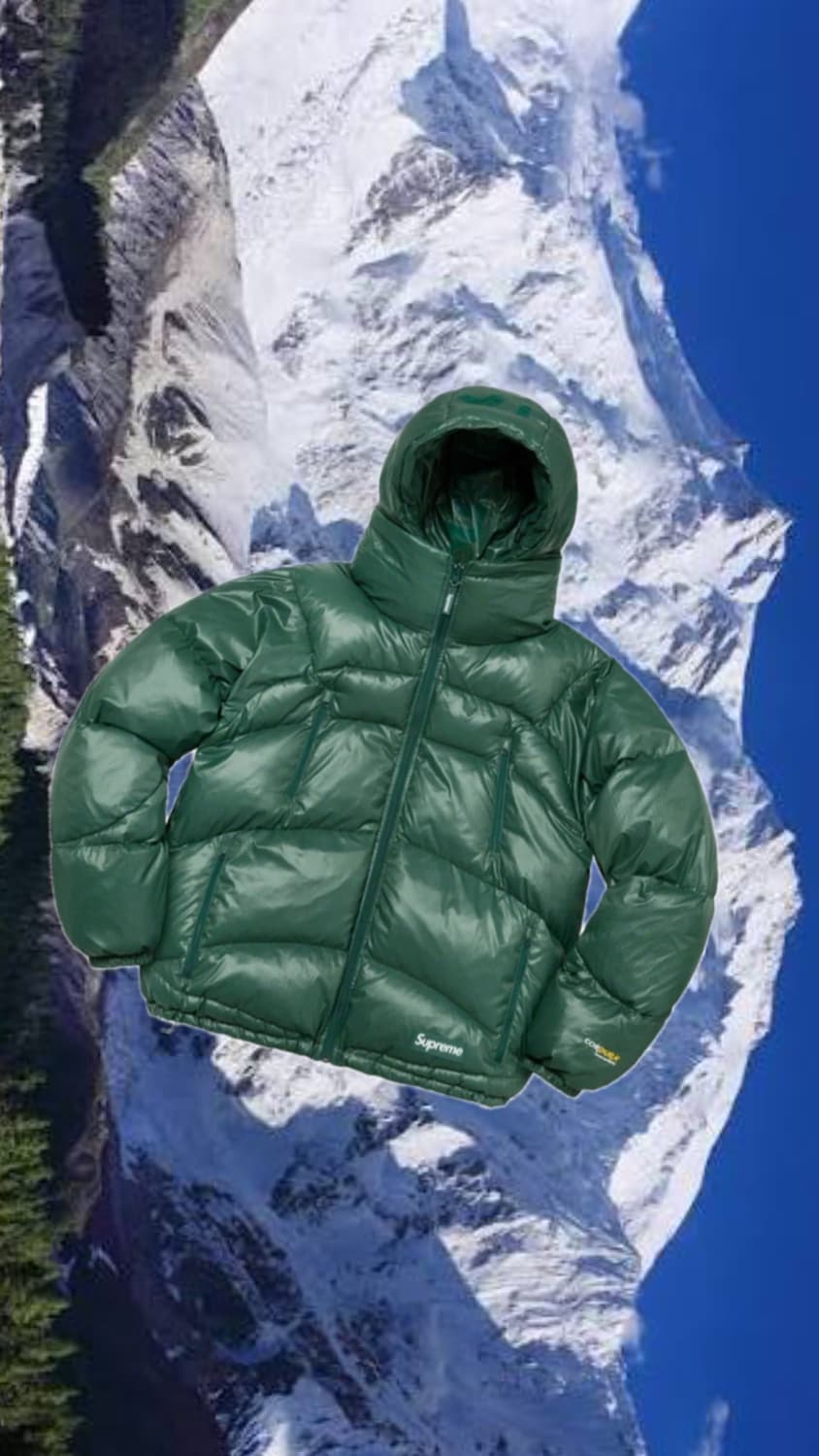 슈프림 리버시블 페더웨이트 다운 퍼퍼 자켓 올리브 패딩 XL 상품이미지1