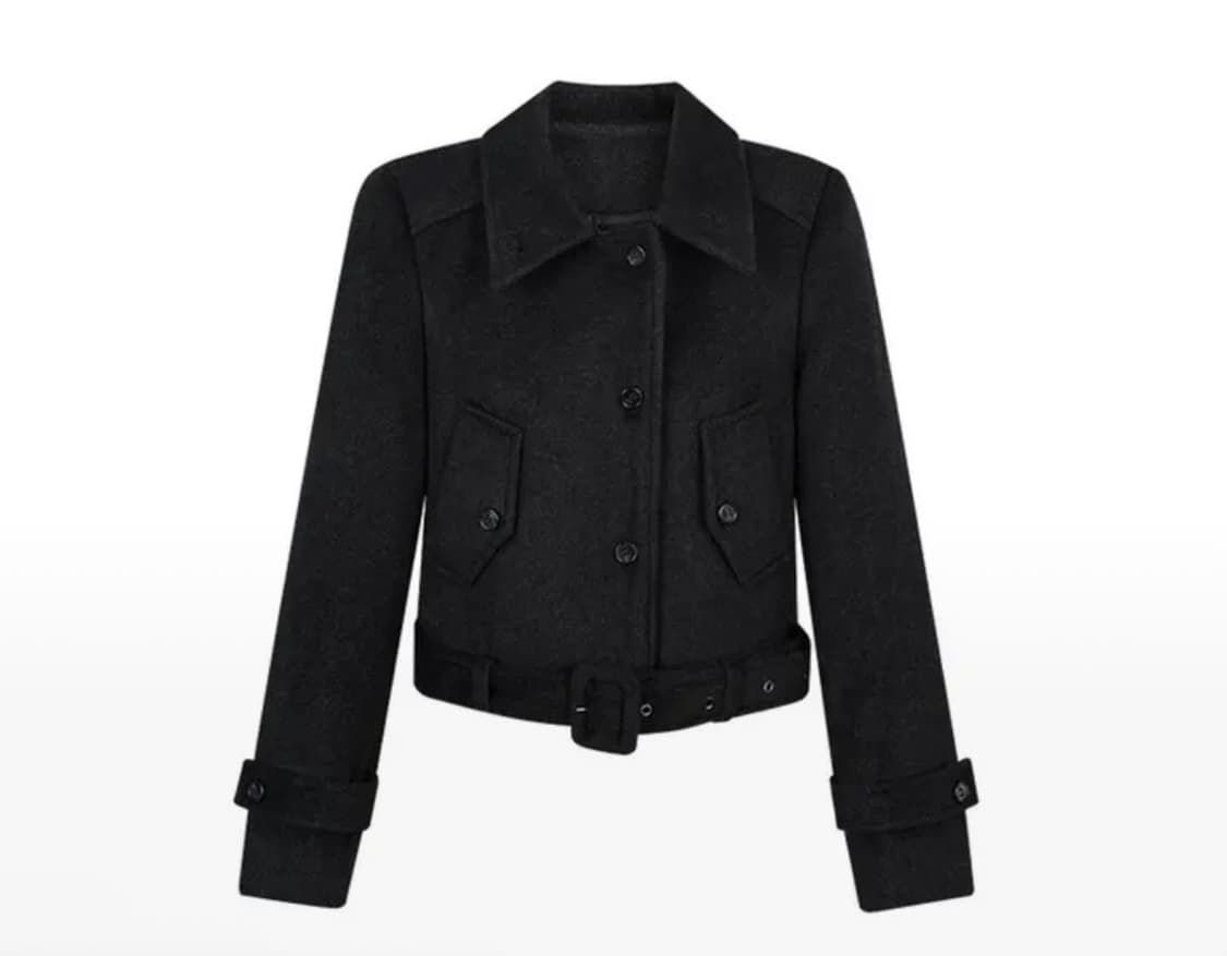 하이넥벨트 숏자켓 상품이미지3