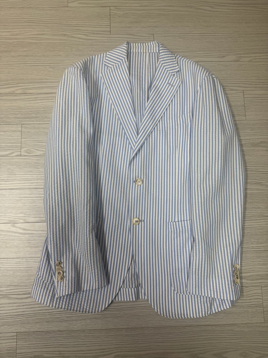 반츠 시어서커 수트 셋업 상품이미지1