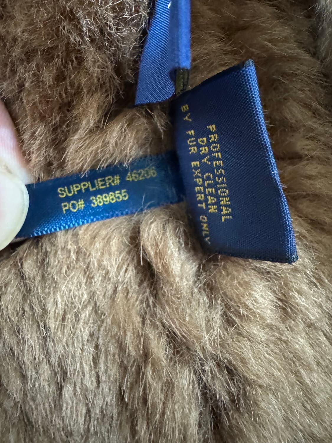 L (14FW) 폴로 랄프로렌 b-3 무스탕 가죽 자켓 브라운 상품이미지9