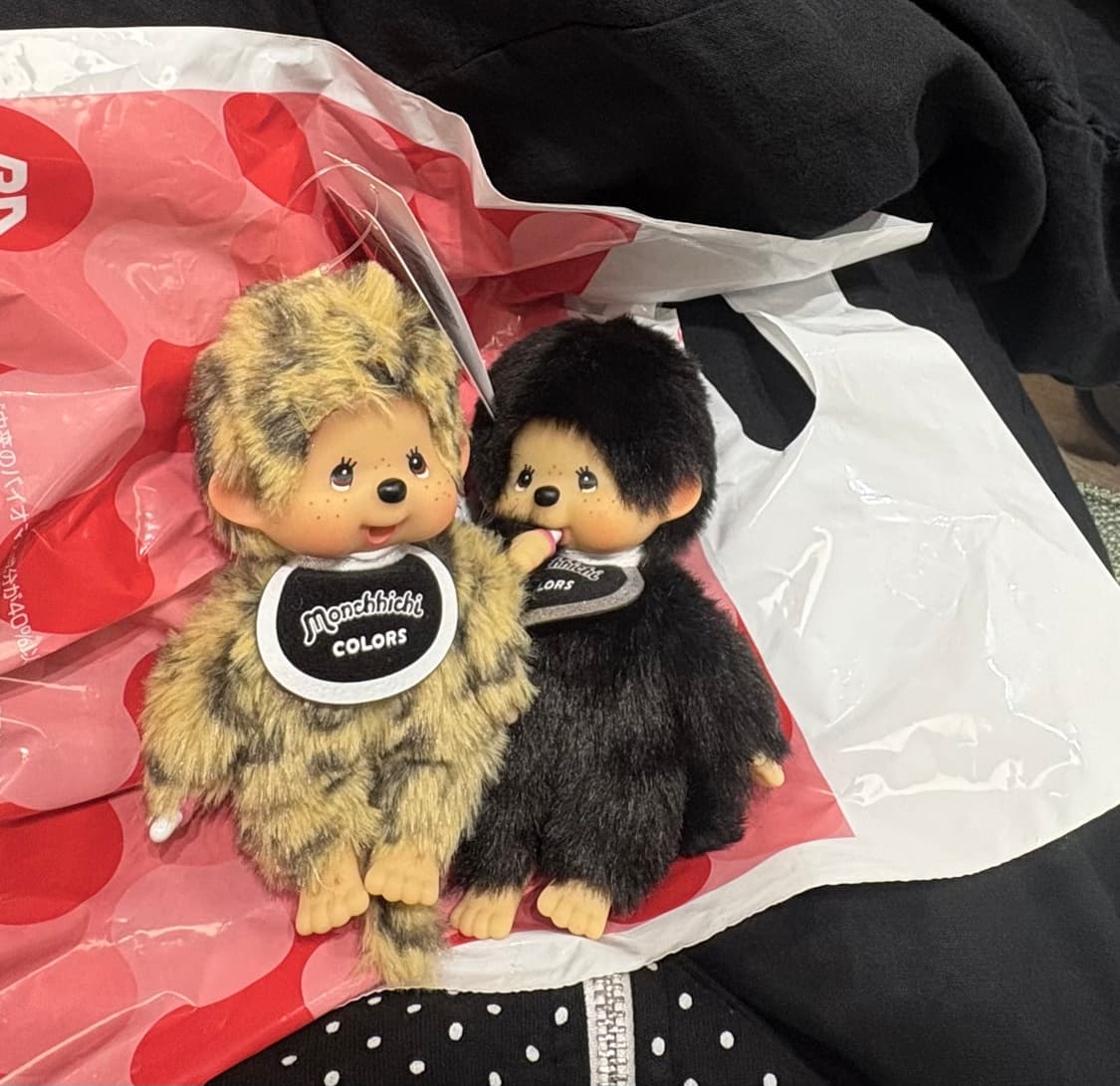 몬치치 호피 블랙 키링 마스코트 세키구치 상품이미지1