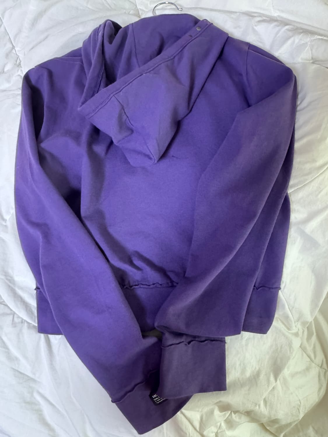 Vacant archive 캐피 스터드 후드집업 퍼플 상품이미지3