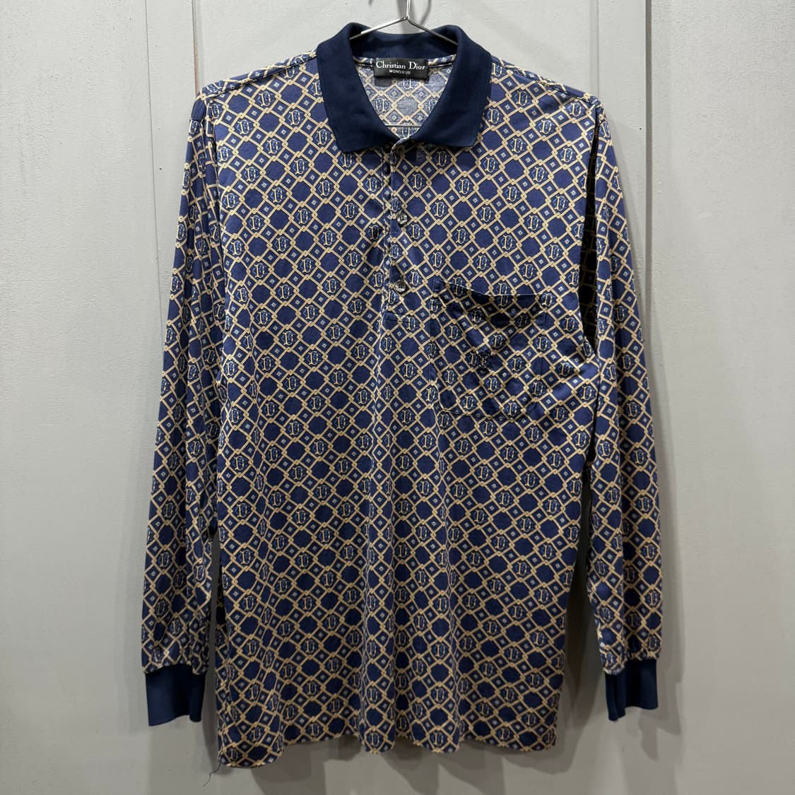S 크리스찬 디올 90S 긴팔 카라 티셔츠 상품이미지1