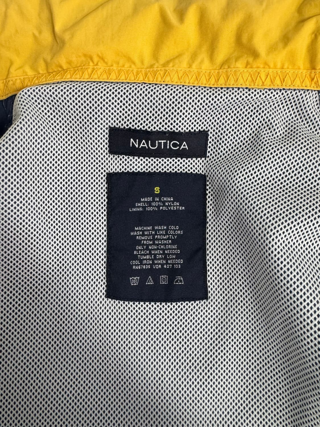 노티카 올드스쿨 암로고 바람막이 자켓 S 상품이미지6