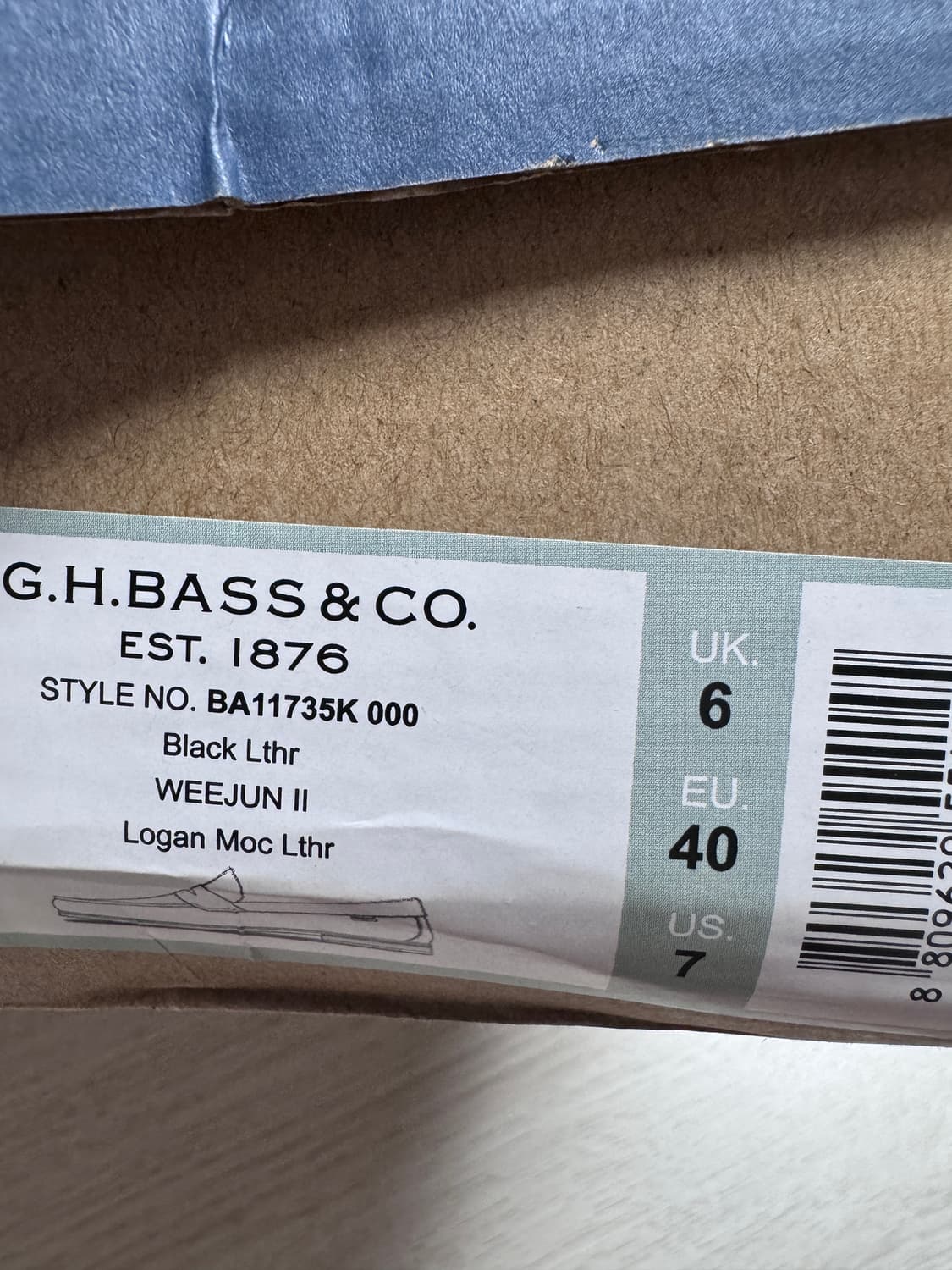 바스위준 G.H.BASS WEEJUNS 로간 페니로퍼 us7 상품이미지7