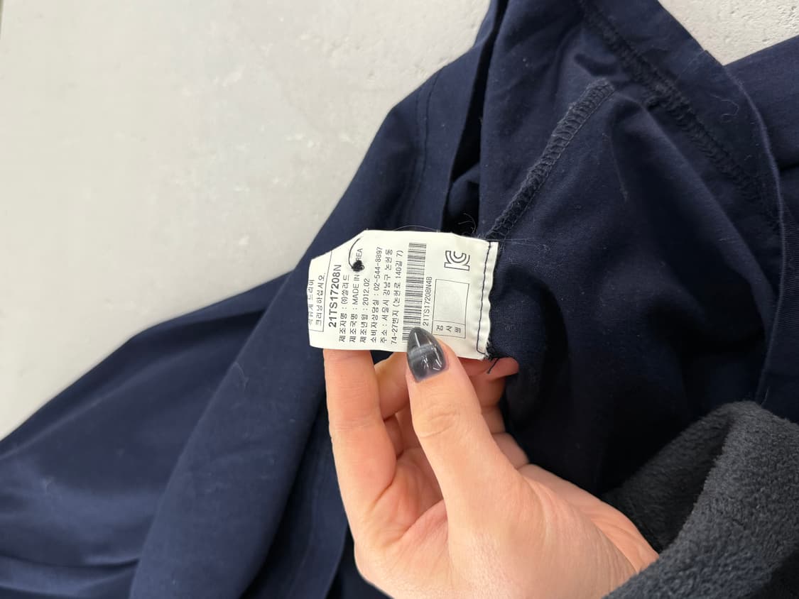 SOLID HOMME 솔리드옴므 반집업 긴팔 셔츠 롱슬리브 100 상품이미지7