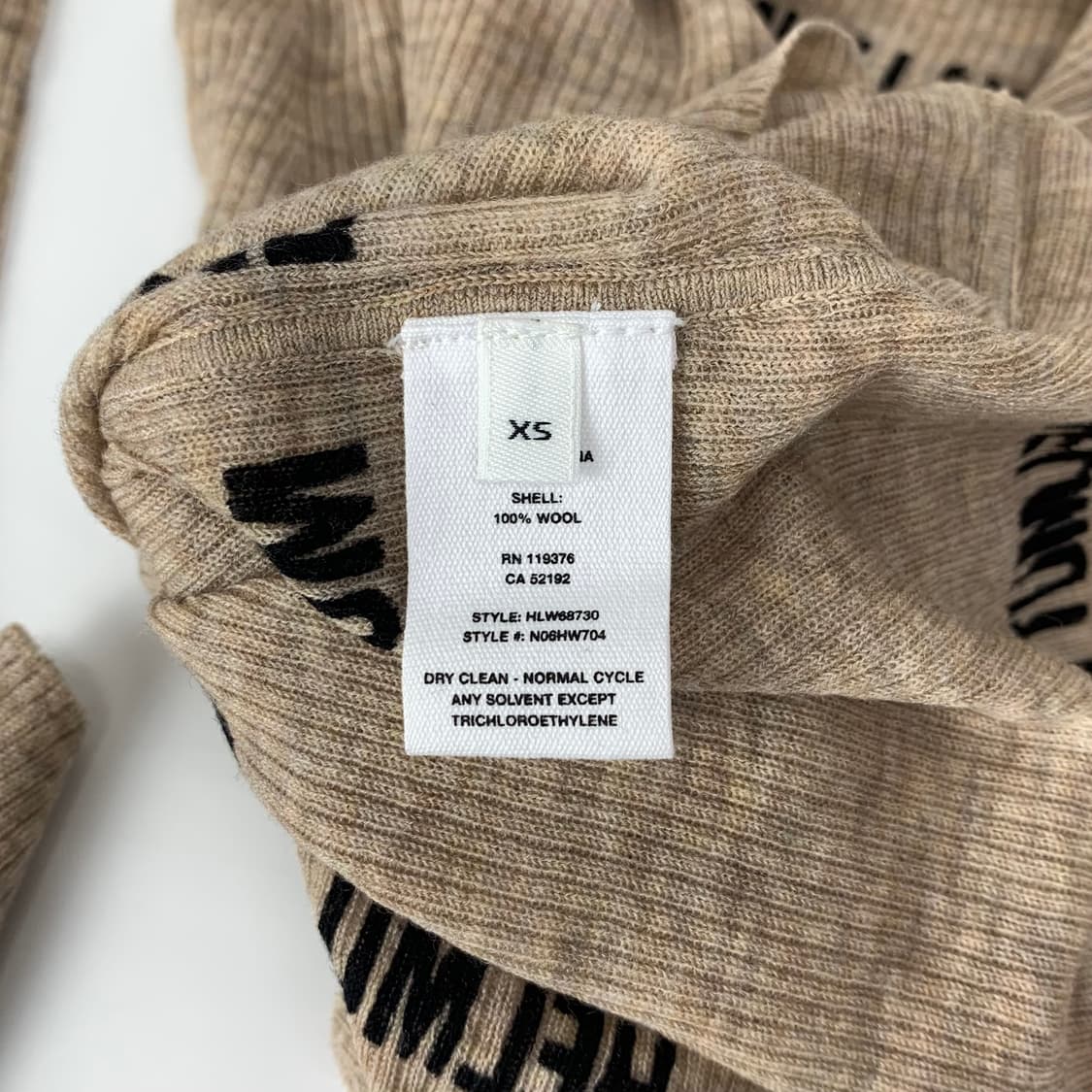 헬무트랭 로고 터틀넥 니트 탑 상품이미지8