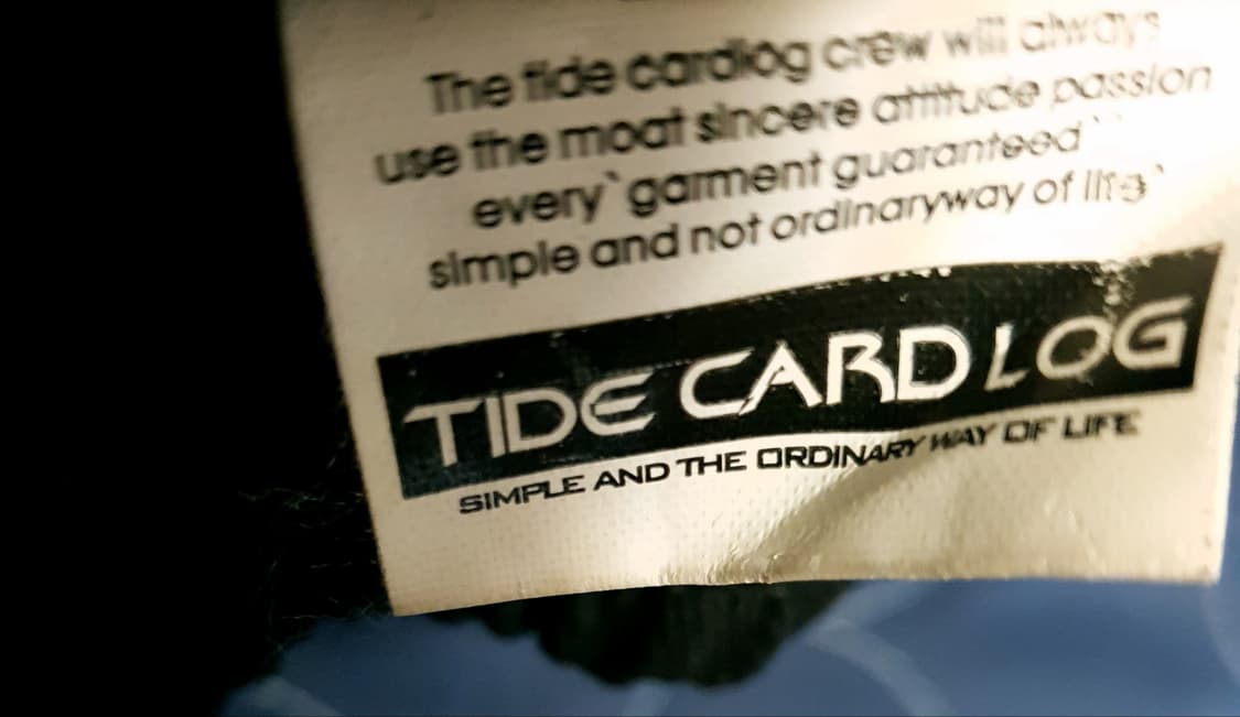 TIDE CARD LOG 유틸리티 스트릿 앵클 카코 조거팬츠 블랙(F) 상품이미지3