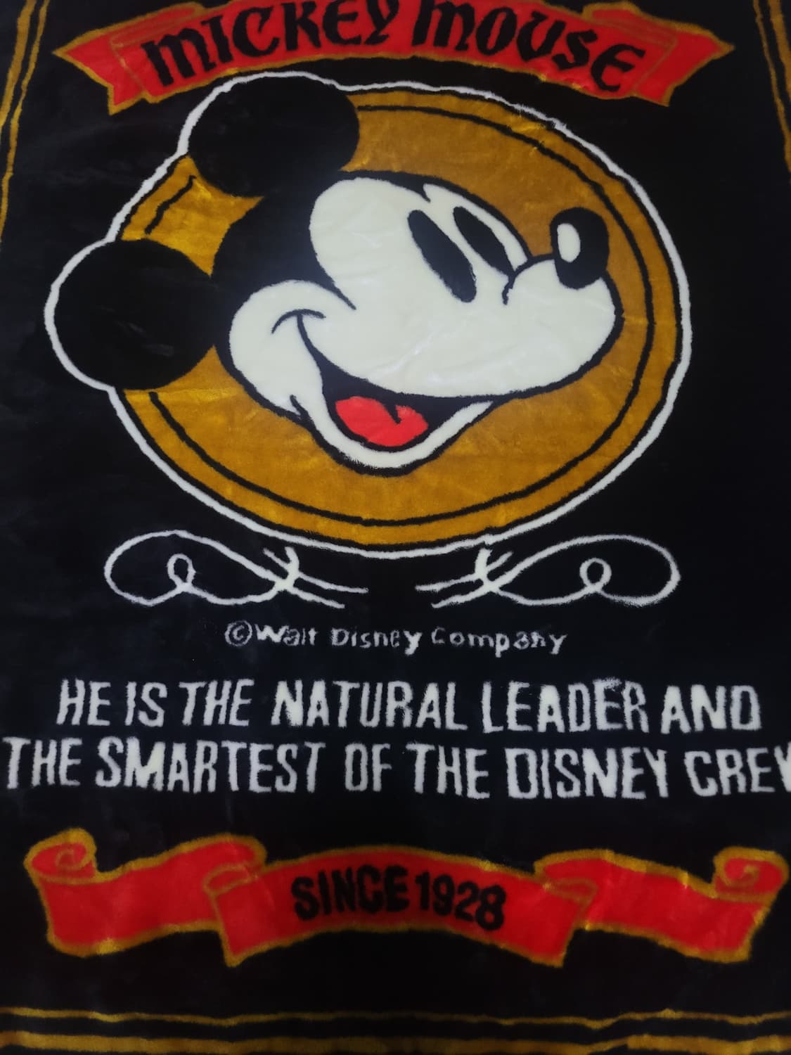 DISNEY 미키마우스 아카이브 담요 상품이미지5