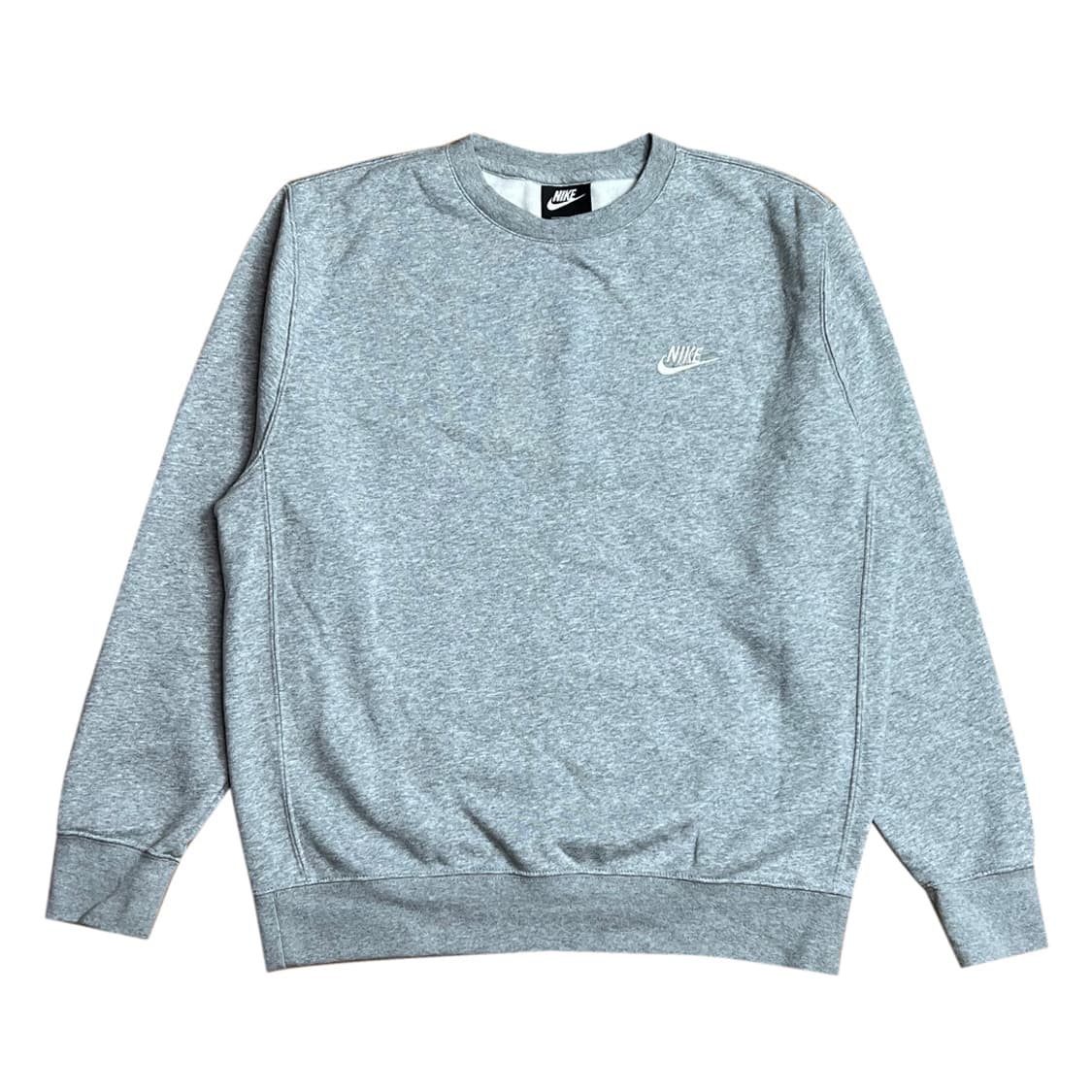 나이키 베이직 기모 그레이 맨투맨 L 상품이미지1