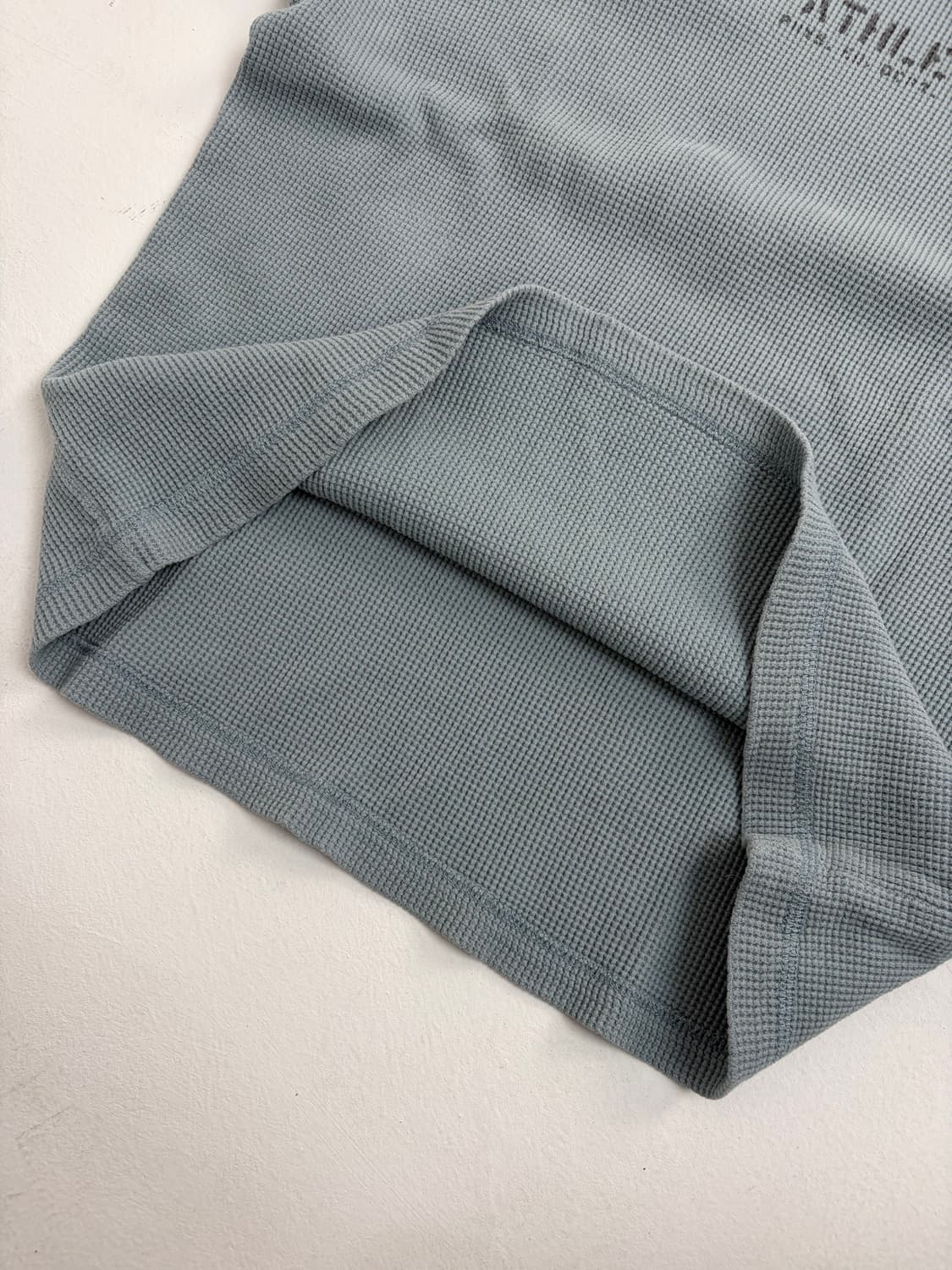 90s Gap Thermal Tee (dusty blue) 상품이미지6