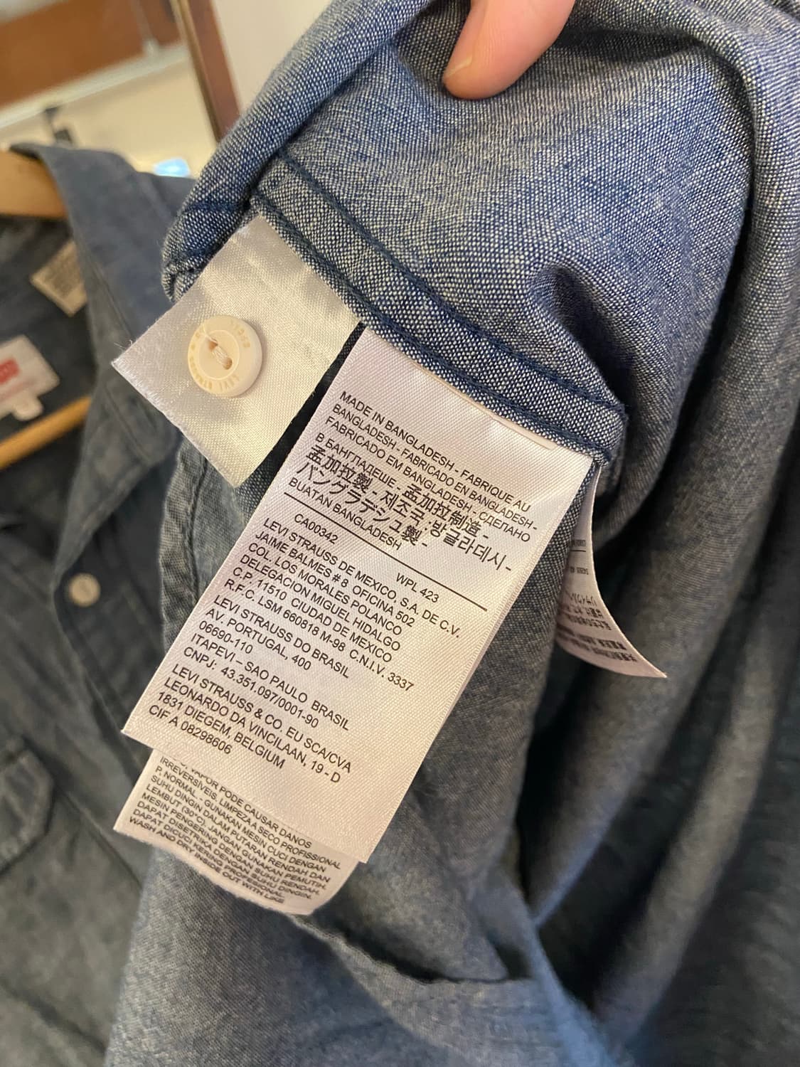 리바이스 데님 셔츠 남방 상품이미지4