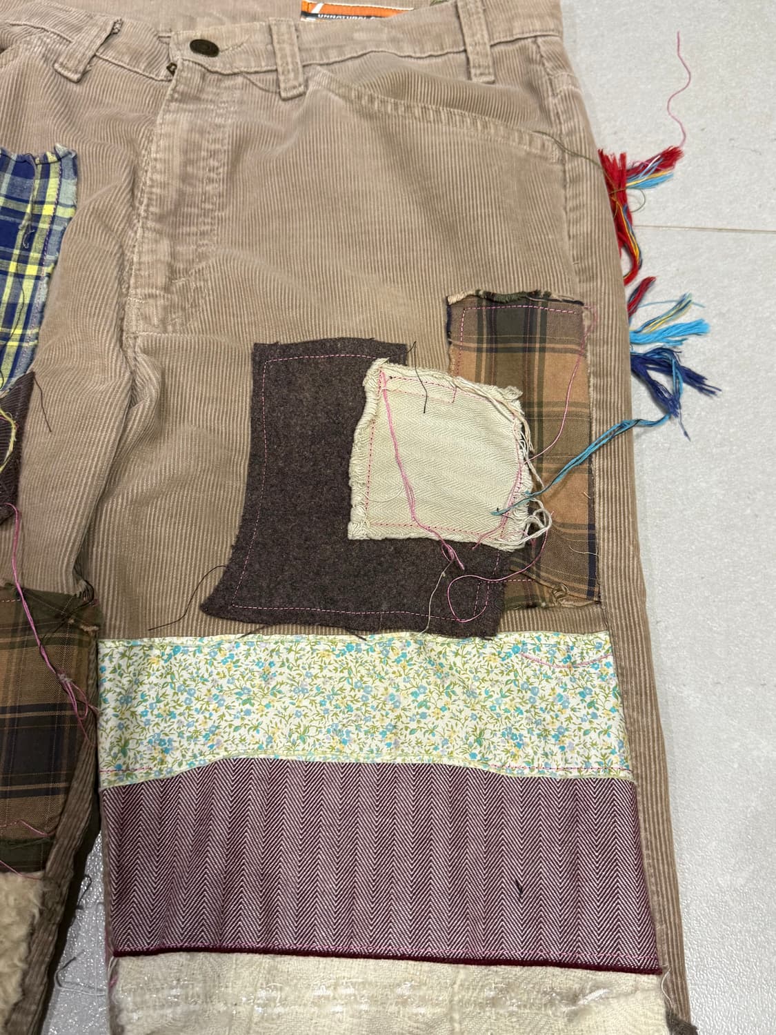 80s 리바이스 패치워크 커스텀 코듀로이 팬츠 바지 상품이미지6