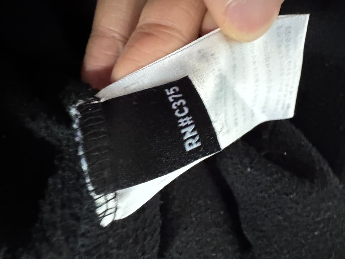 에즈카톤 빅 사이즈 뒷 스펠로고 후드티 2XL 블랙 상품이미지4