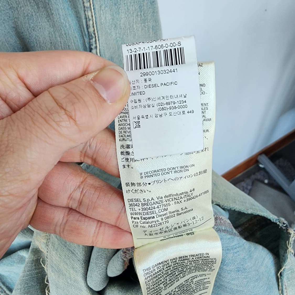 DIESEL 디젤 데님 원피스 상품이미지7