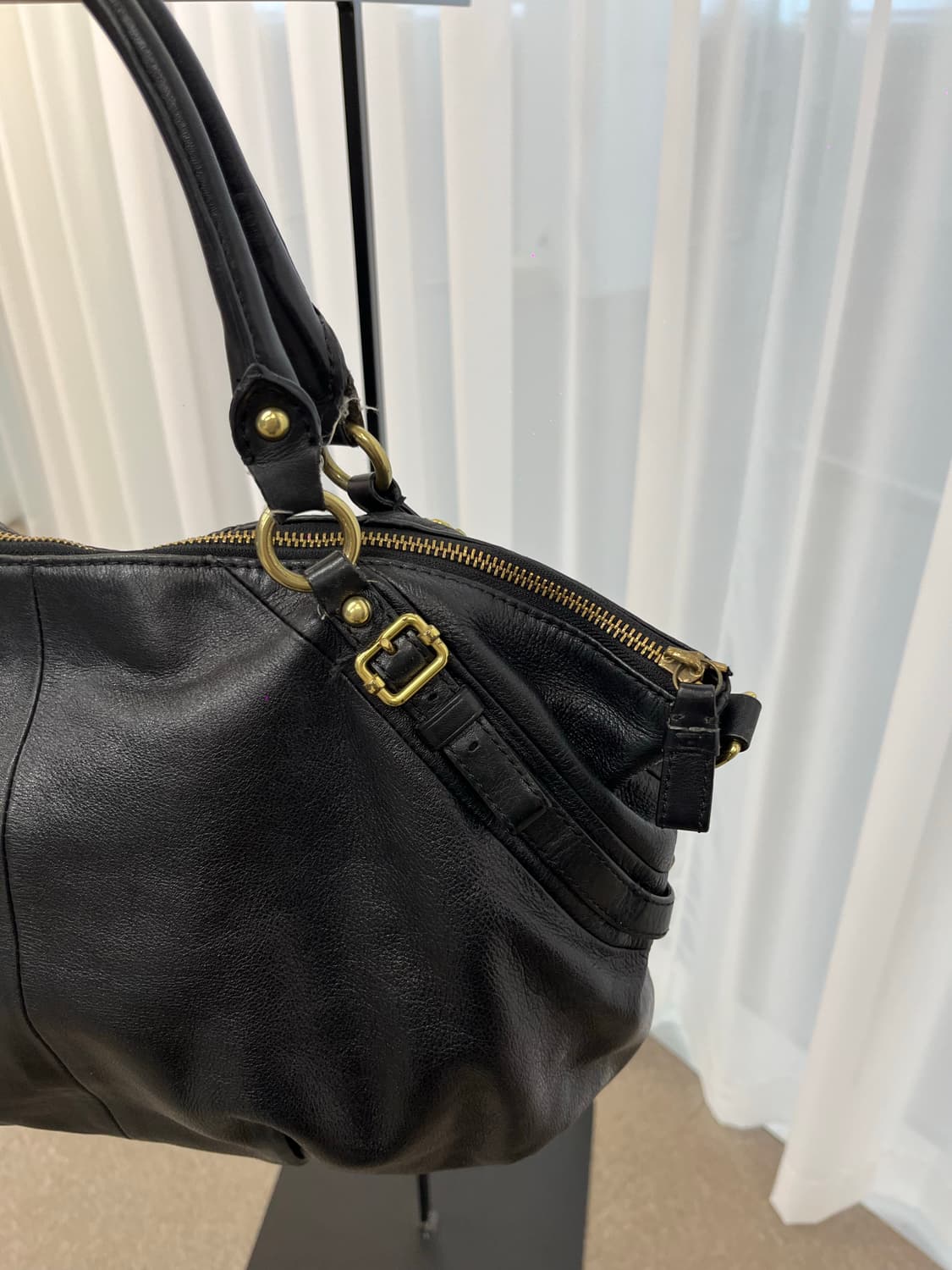 Coach Black Big Shoulder Bag 상품이미지8