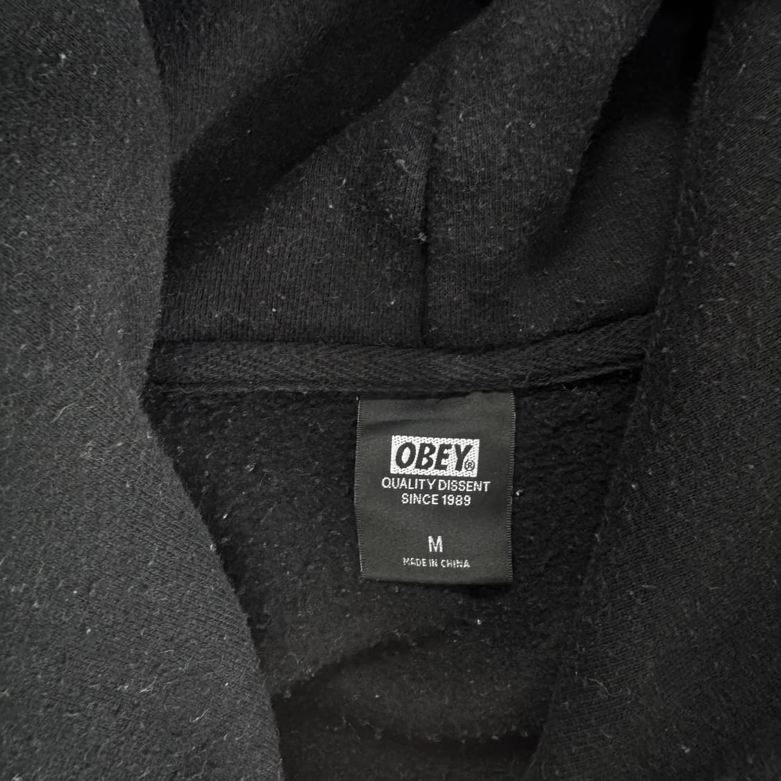 Obey 오베이 블랙 후드티 상품이미지5