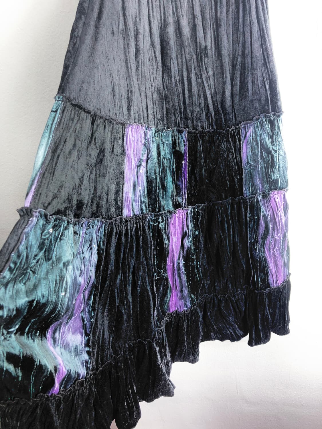 벨벳 롱스커트 상품이미지4