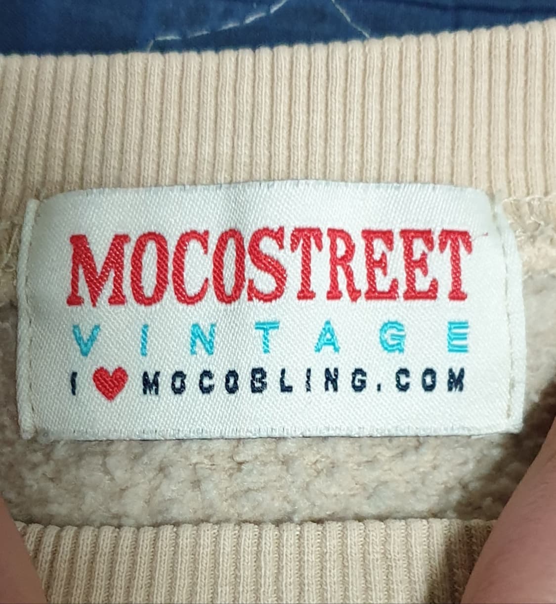 모코스트릿 빈티지 기모맨투맨 베이지 (XXL) 상품이미지2