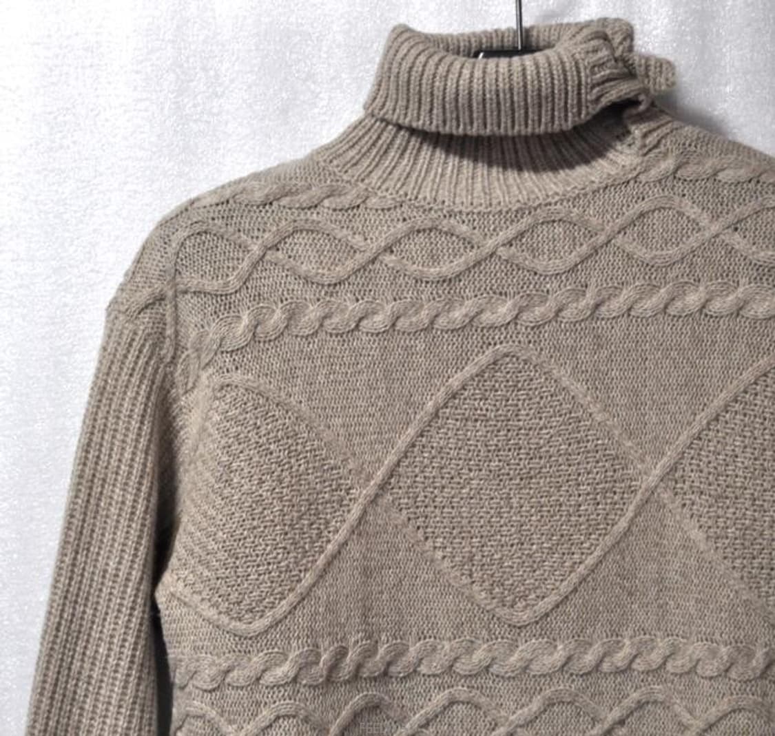 써스데이아일랜/여성목폴라니트티(사이즈77) 상품이미지5