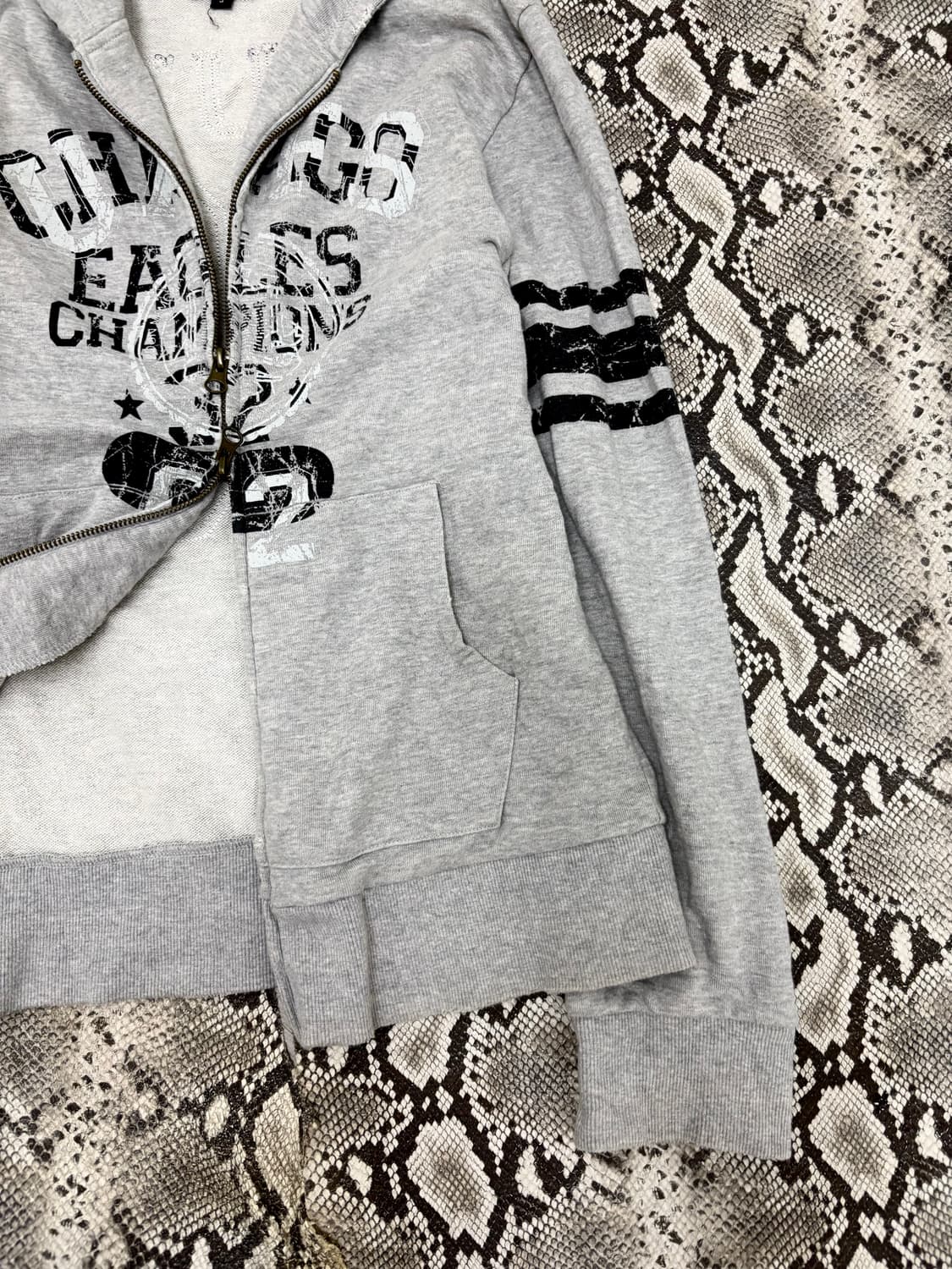 “Jackrose” Y2K Print 2-Way Hooded Zip Up 상품이미지6