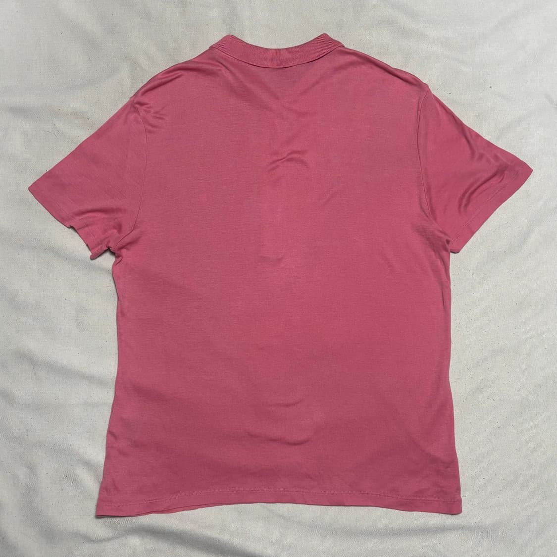 L 버버리 여성용 핑크 카라 반팔티 상품이미지3