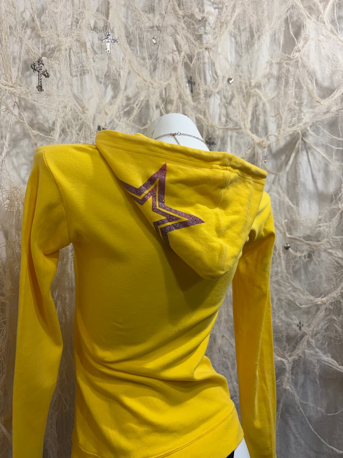 Lolita yello Glitter hoodie zip up 상품이미지7