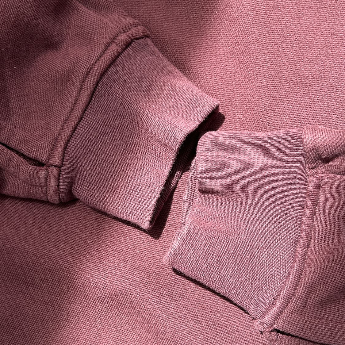 TAZE 버건디 레이스업 후드티 상품이미지5